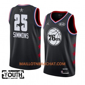 Maillot NBA Philadelphia 76ers Ben Simmons 25 2019 All-Star Jordan Brand Noir Swingman - Enfant